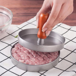 Burger lis kovové patty forma pro maso hamburgery cutlets forma