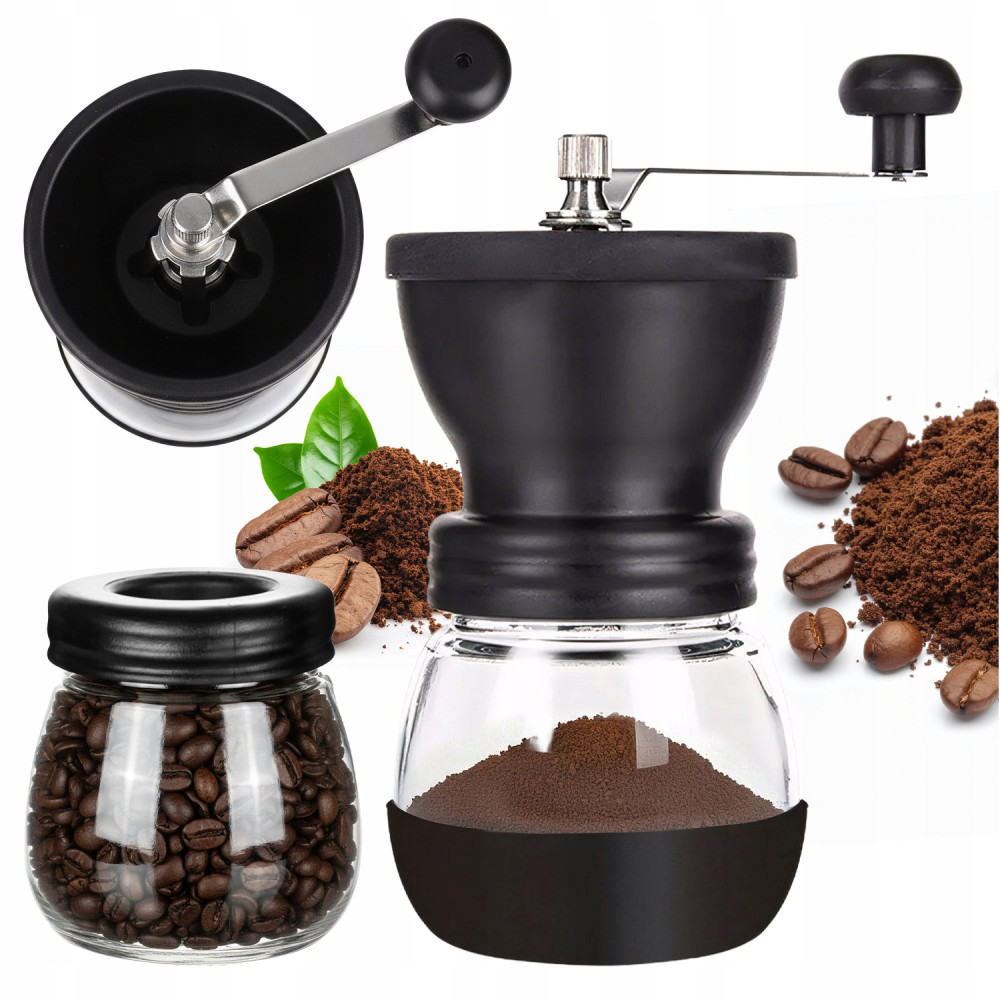 Broyeur manuel pour épices de poivre de café sel herbes forte noir