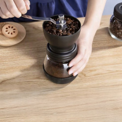 Manual grinder for coffee pepper spices salt herbs strong black