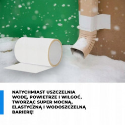 Vodotěsné lepidlo těsnění páska bílá 1,5m