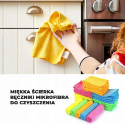 Sada 5x mikrovlákna čistící látky pro kuchyni auta