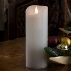 Świeczka na baterie led wkład do znicza zniczy świeca efekt płomienia 15 cm