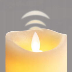 Świeczka na baterie led wkład do znicza zniczy świeca efekt płomienia 15 cm