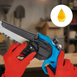 Mini piła elektryczna akumulatorowa mini 8" + dwa 2x akumulatory 1.5ah