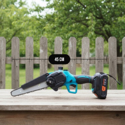 Mini piła elektryczna akumulatorowa mini 8" + dwa 2x akumulatory 1.5ah