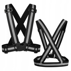 Kamizelka odblaskowa - czarny