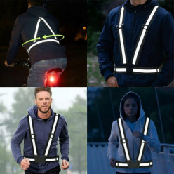 Kamizelka odblaskowa - czarny