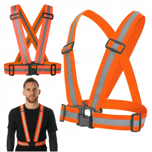 Veste réfléchissante - orange