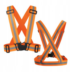 Kamizelka odblaskowa - pomarańczowy