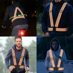 Kamizelka odblaskowa - pomarańczowy