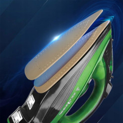 Żelazko bezprzewodowe parowe ceramiczne zielone 2400W