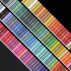 Zestaw artystyczny 146 el do malowania duży na prezent ołówki kredki w etui