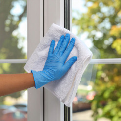 Rękawiczki nitrylowe rękawice bezpudrowe niebieskie blue 100 szt rozmiar XS