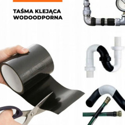 Vízálló ragasztószalag fekete 1,5m