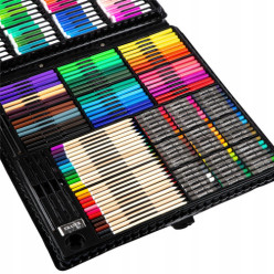 Zestaw do malowania artystyczny dla dzieci walizka farby malarski 288 el