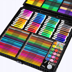 Zestaw do malowania artystyczny dla dzieci walizka farby malarski 288 el