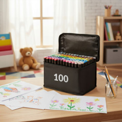Alcohol markers - 100 pcs
