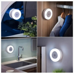 Dotyková LED lampa 3 svetelné farby biela teplá prírodná noc svetlo magnetická