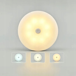 Lampka LED dotykowa okrągła usb 3 barwy światła regulacja jasności