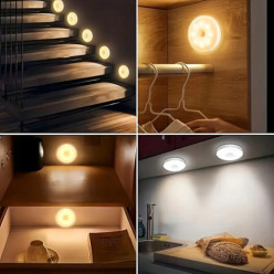 Dotyková LED lampa kolem USB 3 světelné barvy nastavení jasu