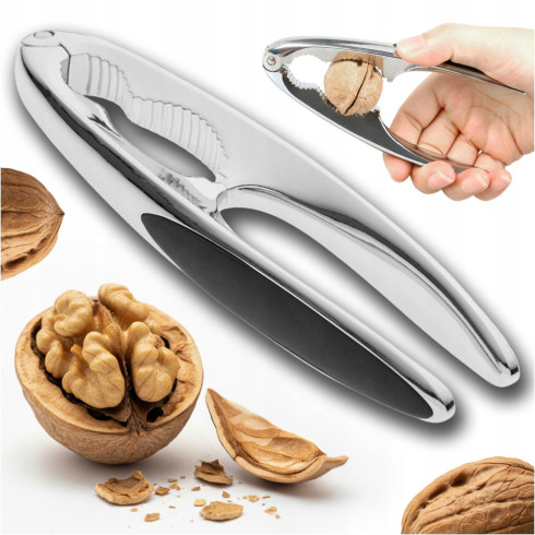 Dziadek do orzechów łupacz mocny stal nierdzewna z rączką antypośligową