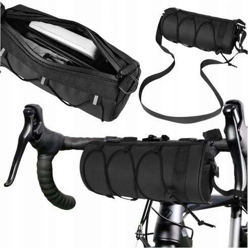 Torba rowerowa saszetka na kierownicę ramę ramię uniwersalna wodoodporna