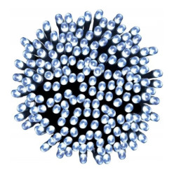 Lampki choinkowe świąteczne 100 LED biały zimny programator 8 trybów