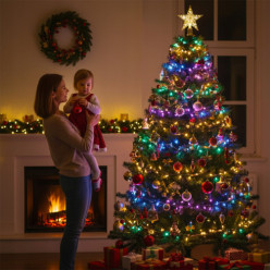 Lampki choinkowe świąteczne 200 LED multikolor programator 8 trybów