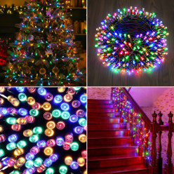 Lampki choinkowe świąteczne 200 LED multikolor programator 8 trybów