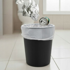Bin bags 60L Clear classic strong 1 roll