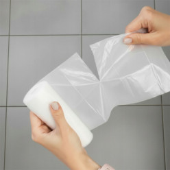 Sacs à bins 120L clair classique solide 1 rouleau