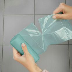Sacs à bin 60L 100 sacs Bleu classique fort 10 rouleaux