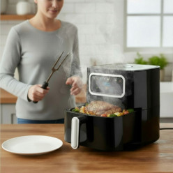 Frytkownica beztłuszczowa airfryer 5l air fryer 2400w 8 trybów frytownica