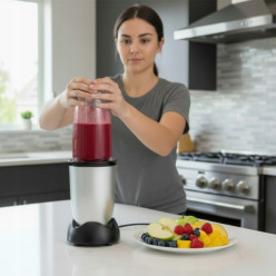 Robot kuchenny kielichowy blender 600w wielofunkcyjny duży + 2 kubki 470 ml