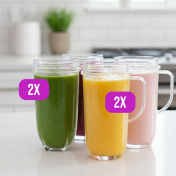 Robot kuchenny kielichowy blender 600w wielofunkcyjny duży + 2 kubki 470 ml