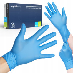 Rękawice nitrylowe rękawiczki blue 100 szt niebieskie rozmiar XL