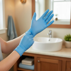 Rękawice nitrylowe rękawiczki blue 100 szt niebieskie rozmiar XS