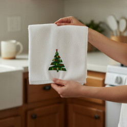 Świąteczne ręczniki komplet ręczników łazienkowych 3 szt. na prezent święta