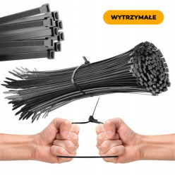 Cable ties 3,6x200mm 100 pcs black