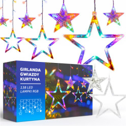 Star světlo záclona 120 led...