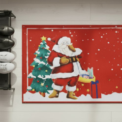 Tapis de coureur de Noël 160x50 cm de long doux antidérapant décoratif