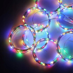 LED rideau de lumière guirlande de Noël 3x3 300 conduit intérieur multicolore