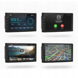 Car stereo 2DIN 7" touchscreen WiFi GPS Bluetooth