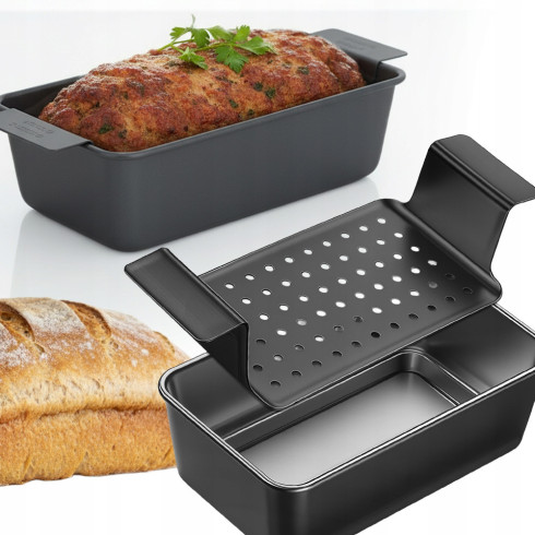 Backform für Fleisch Kuchen Brot Springform Kastenform Antihaft +Einsatz