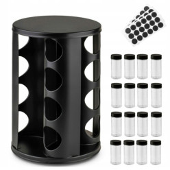 Porte-pioche ensemble rotative pice stand 16 pcs + 89 pcs étiquettes