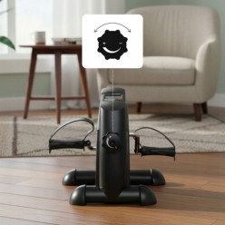 Mini exercise bike with display