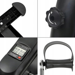 Rowerek treningowy duży rotor rower do ćwiczeń nóg licznik z wyświetlaczem