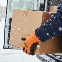 Rękawice robocze rękawiczki ocieplane zimowe zestaw 12 par rozmiar 8/M