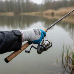 Rękawice robocze wodoodporne niebiesko-szare 12 par rozmiar XXL