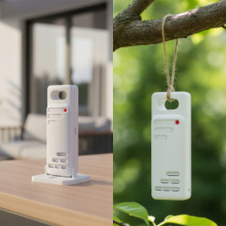 Bezprzewodowa stacja pogodowa termometr higrometr czujnik zewnętrzny pogody